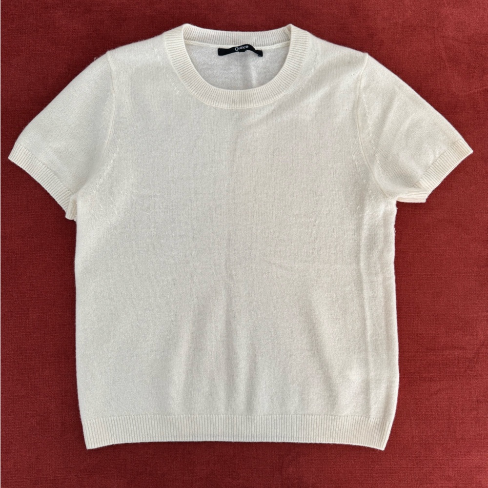 Quince short sleeve cashmere